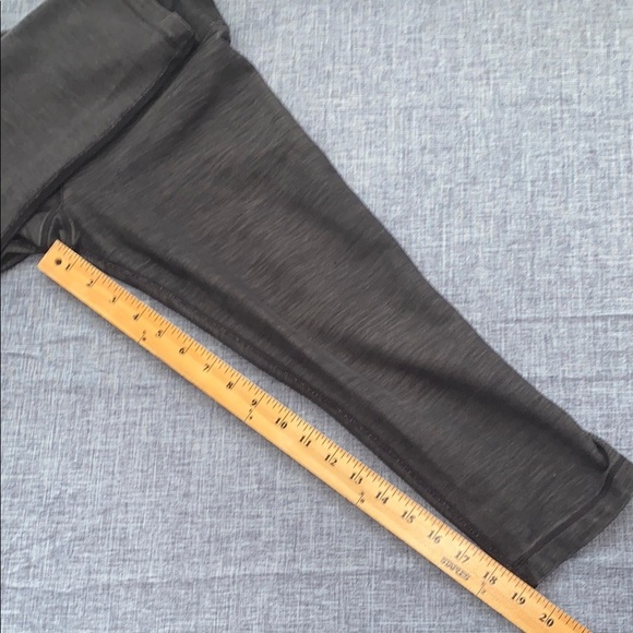 Lululemon Leggings Charcoal Grey Size 6 Women's Yoga Ankle Athletic - Picture 5 of 7